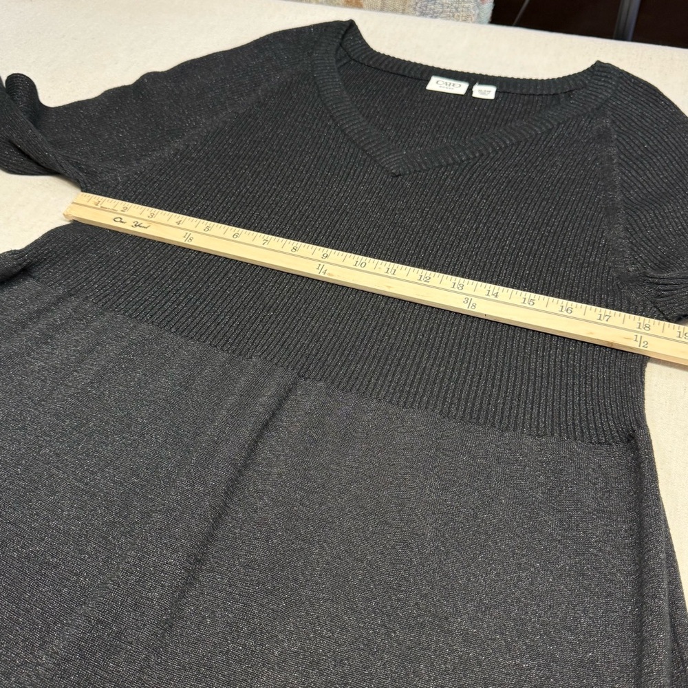 Cato Woman Black Ribbed Sweater - Size 22/24W - Picture 10 of 16